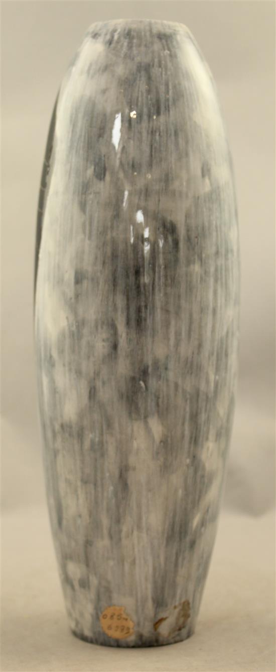 A Fantoni elongated oviform vase, 1950s/60s, 31cm